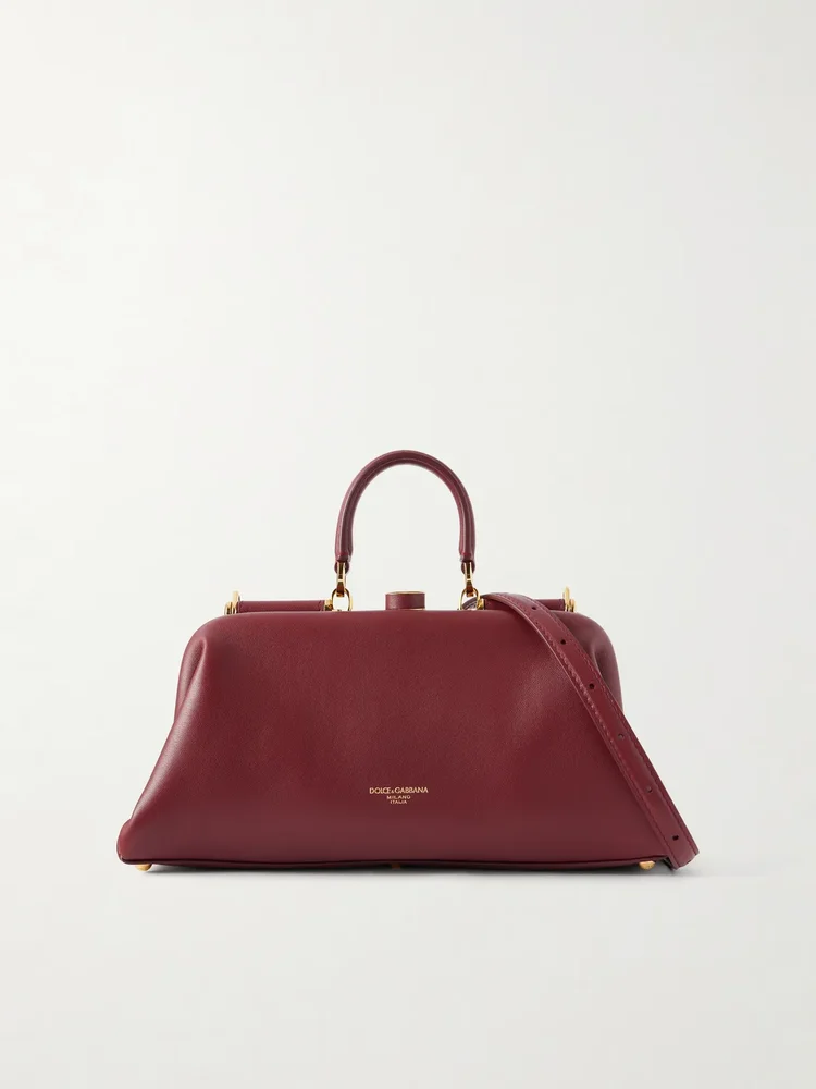 Grandma medium leather top-handle bag