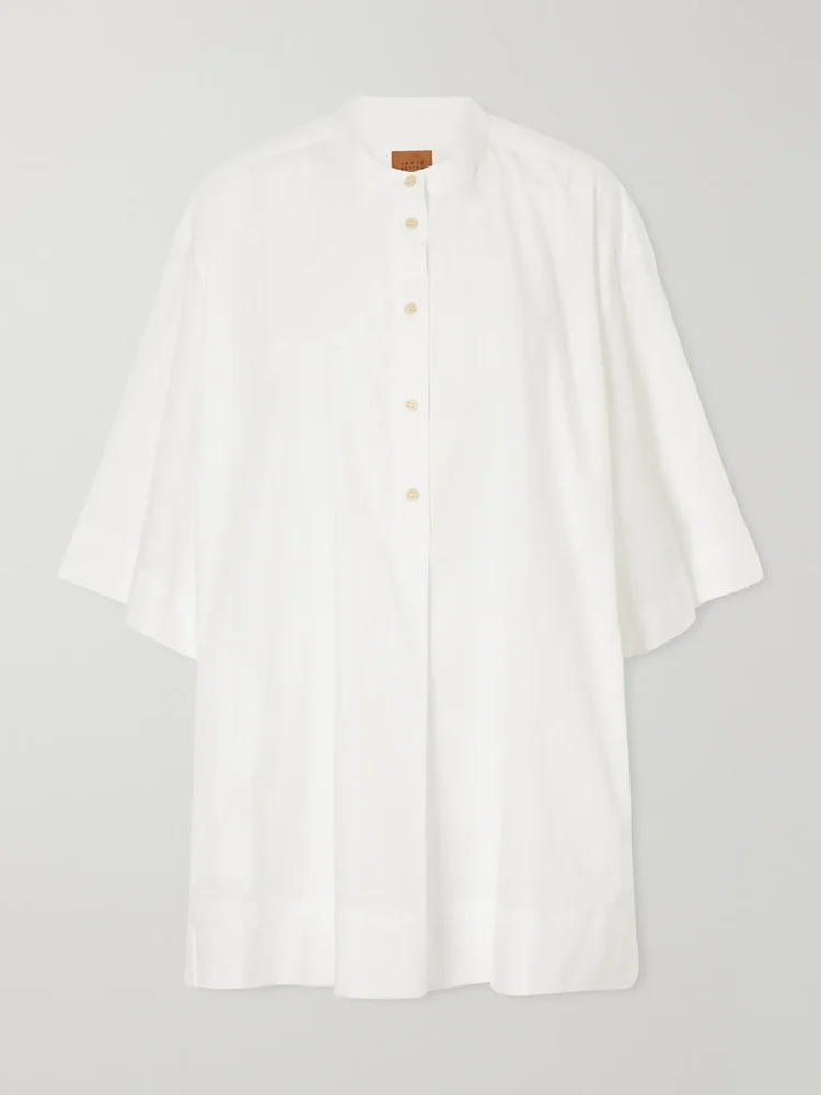 Caftan cotton mini dress