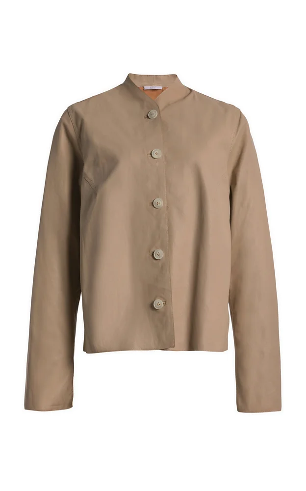 Emanuelle Raw Leather Jacket