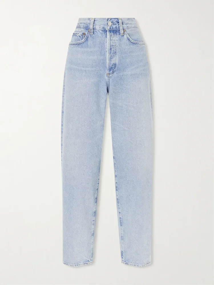 Nate regenerative cotton straight-leg jeans