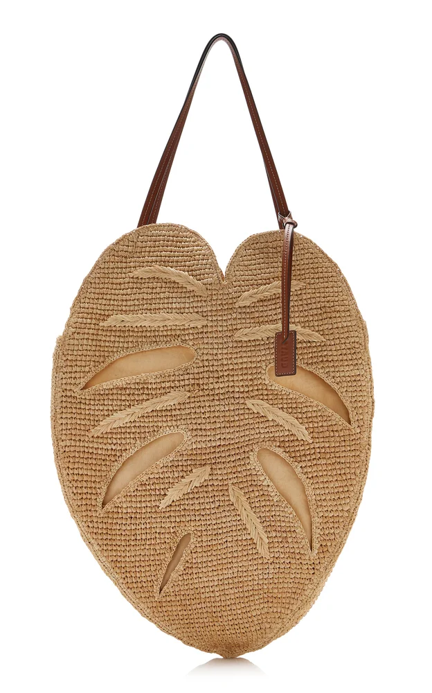 Large Palm Raffia Bag