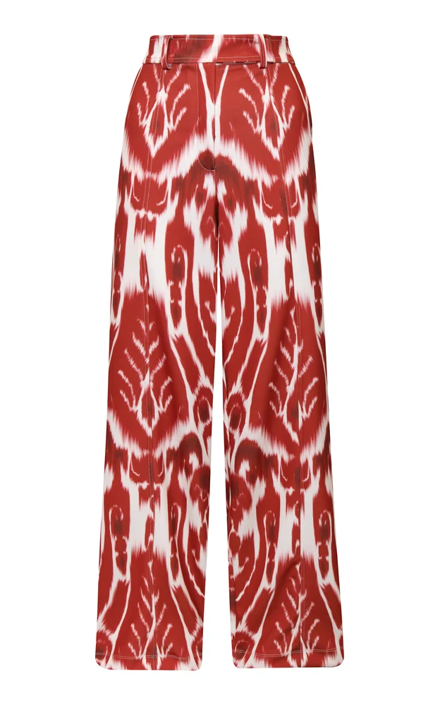 Me Quedas Printed Wide-Leg Pants