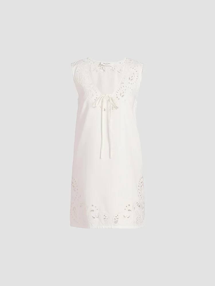 Rag & Bone Belle Eyelet Minidress