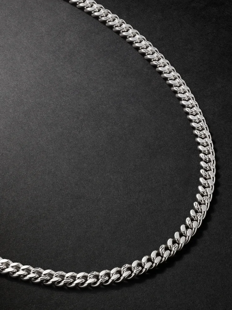 Sterling Silver Curb Chain Necklace