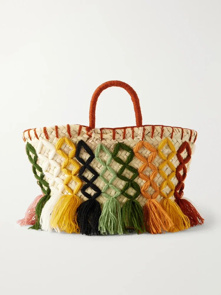 Panier raffia tote