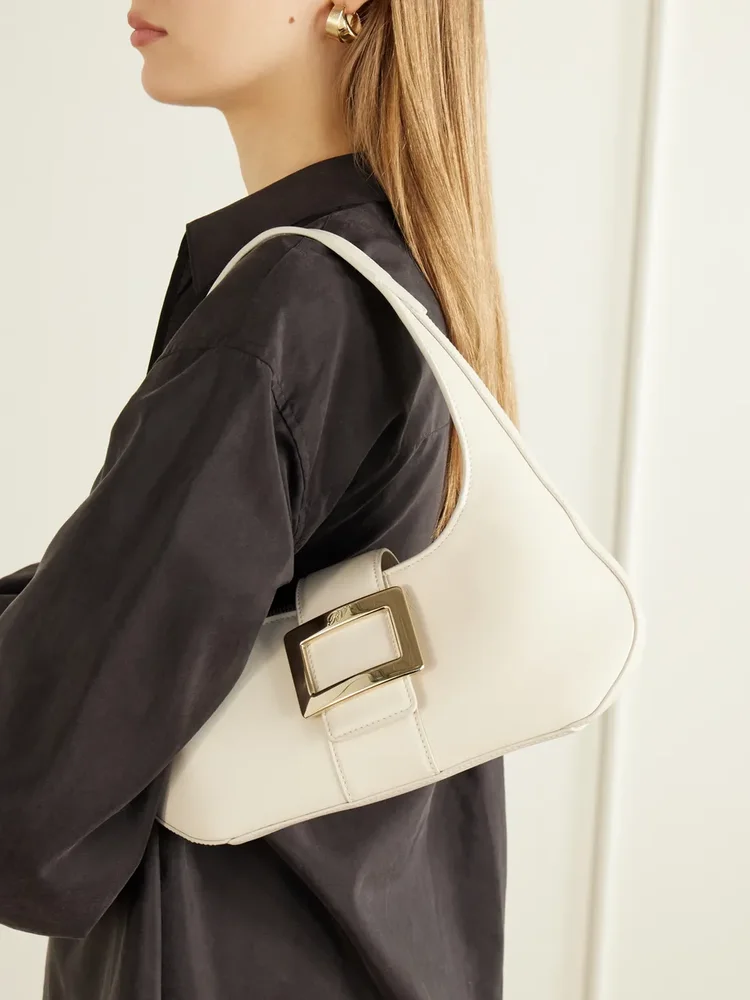 Belle Vivier mini leather shoulder bag