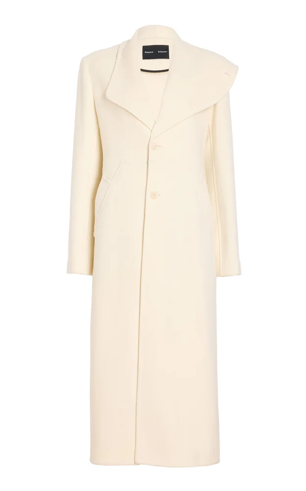 Alix Longline Wool-Blend Coat