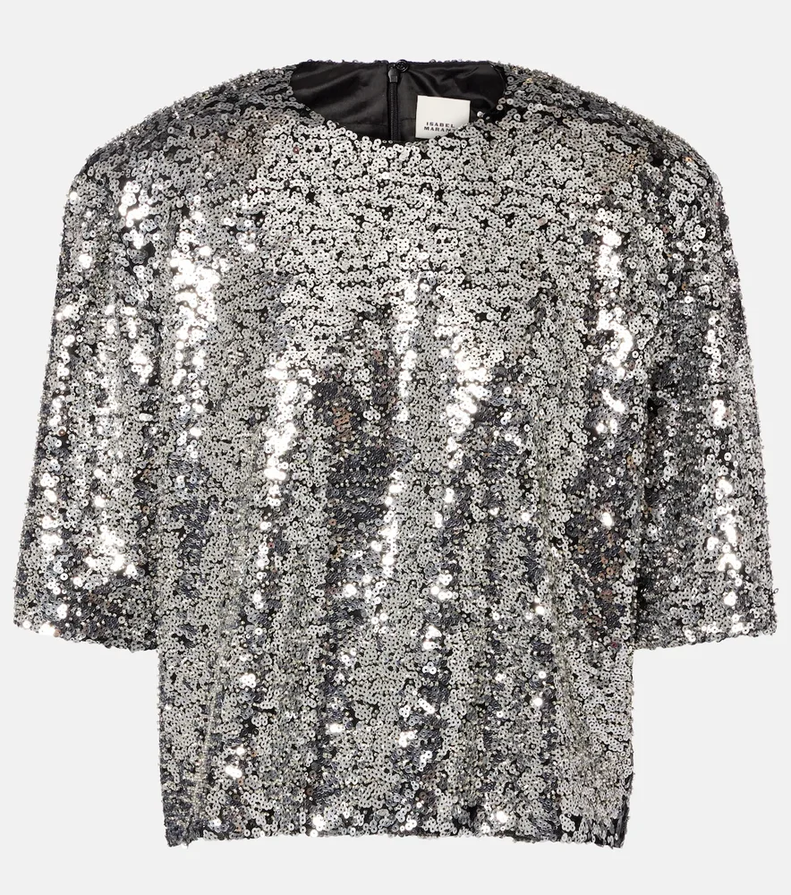 Helga Sequined Top