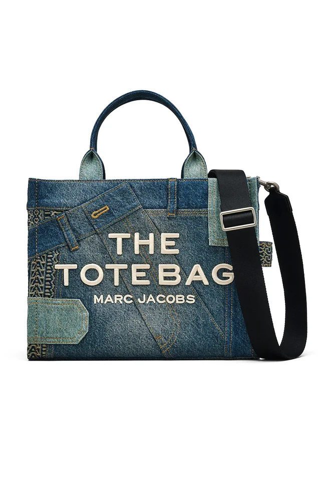 The Deconstructed Denim Medium Tote Bag