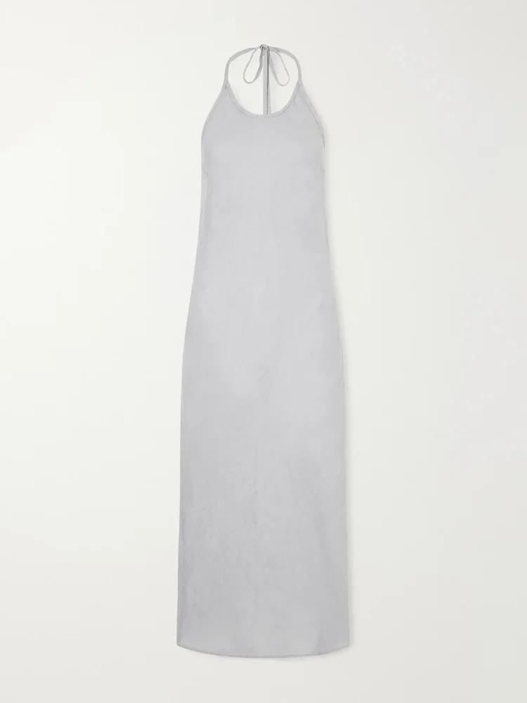 Linen midi dress