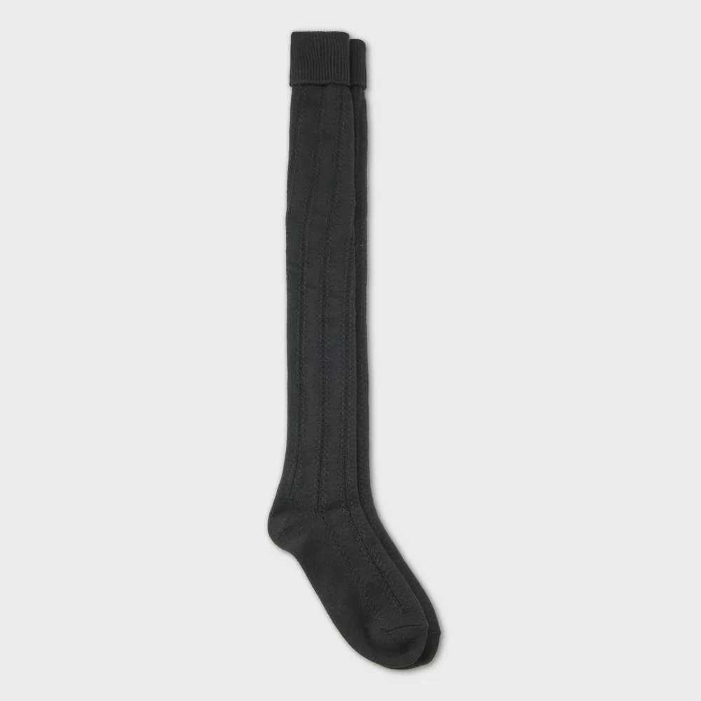 Vertical Texture Super Soft Over The Knee Socks