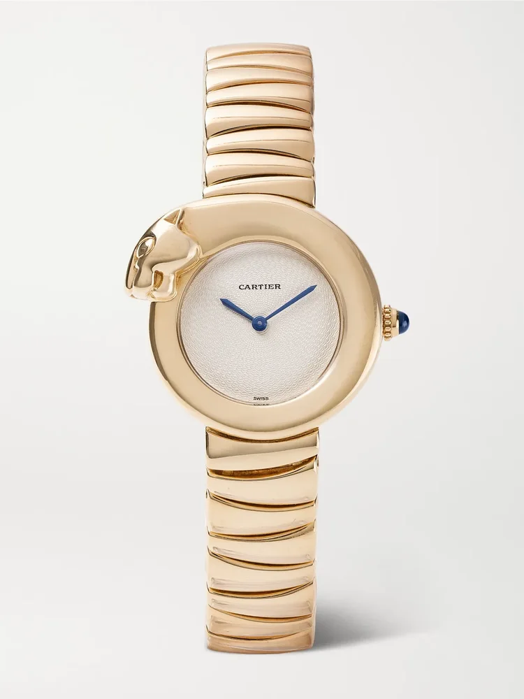 + Cartier Vintage 1990s Panthére quartz-movement 18-karat gold watch, ref. 1925 (6” wrist)