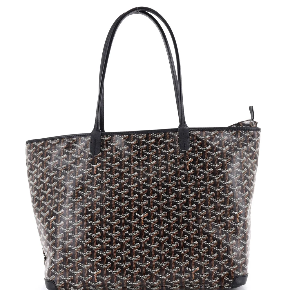 Artois Tote Coated Canvas MM in Black