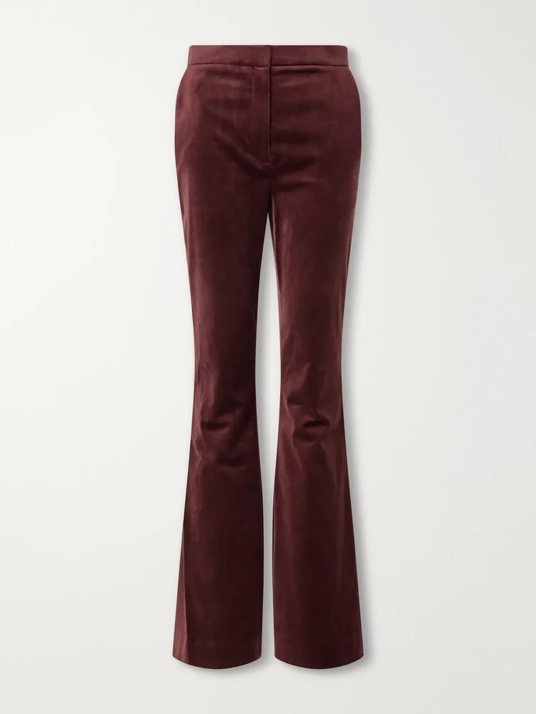 Gracie velvet flared pants