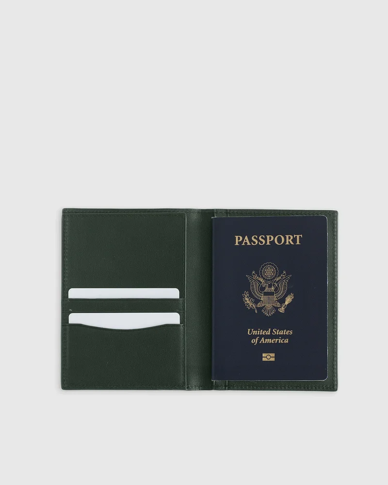 Nappa Leather RFID Zip Travel Wallet