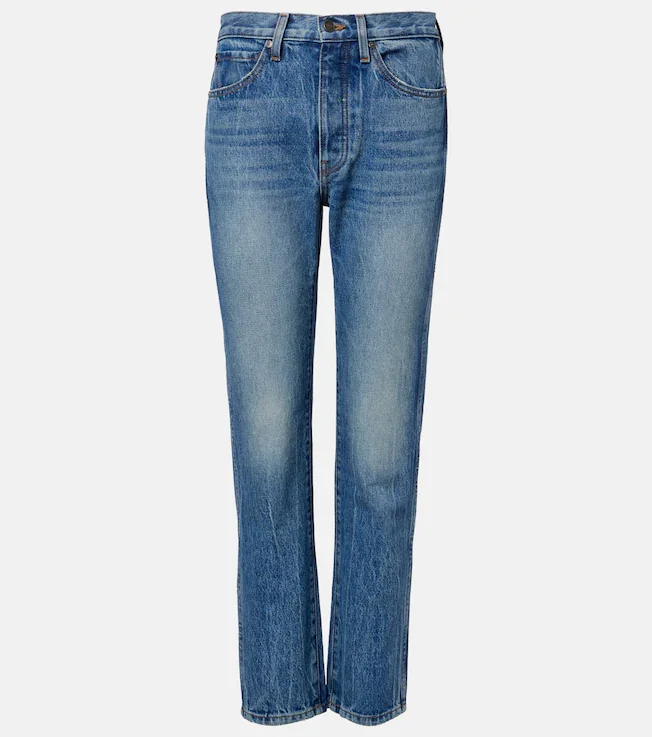 Finley cropped straight jeans