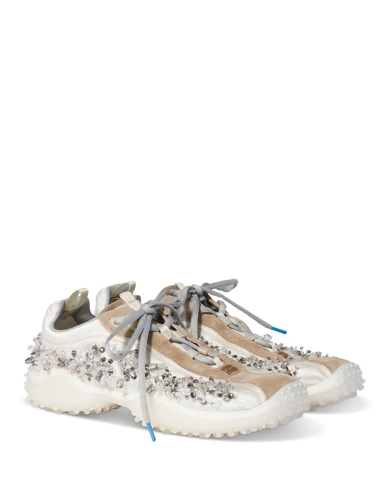 Allacciate Crystal Embellished Sneakers