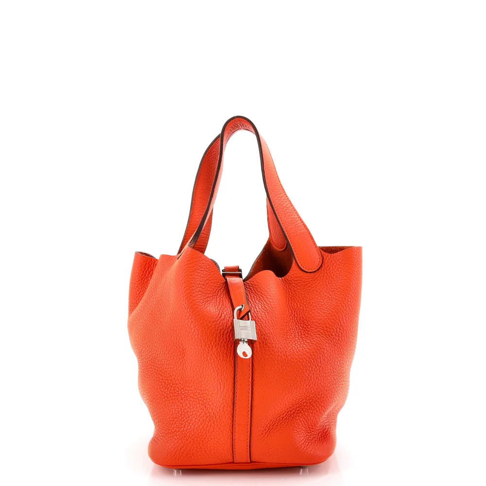 Pre-Owned Picotin Lock Bag Clemence MM