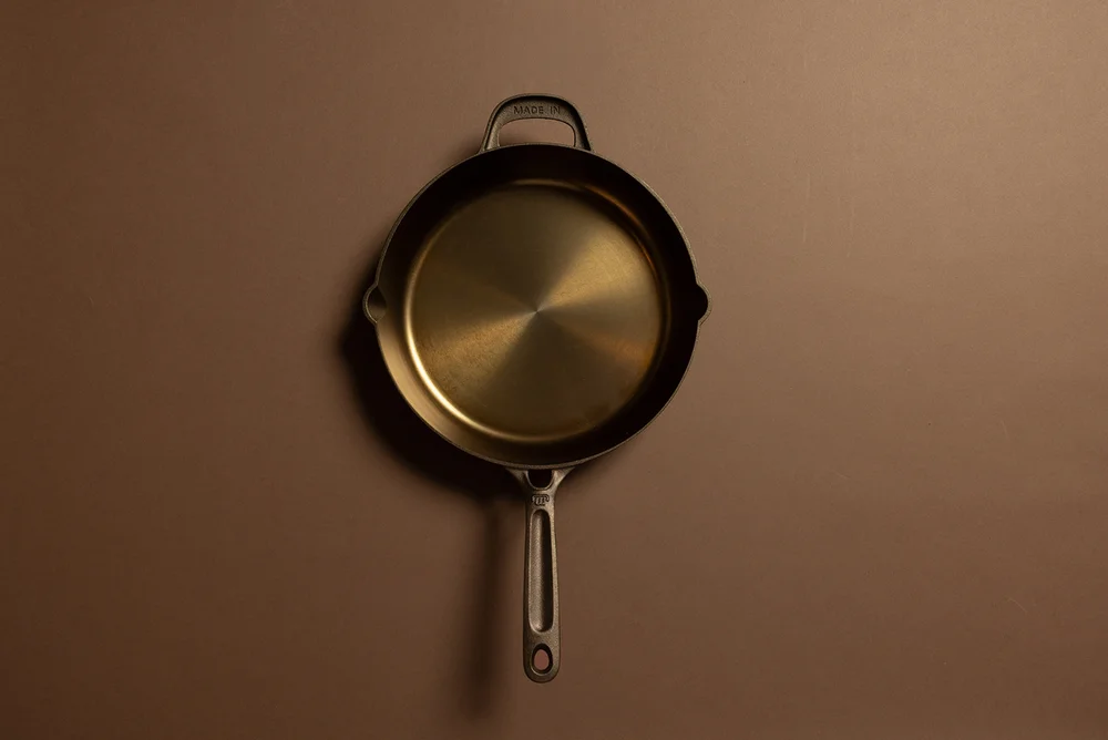 Seasoned Cast Iron Frying Pan, 10 inch