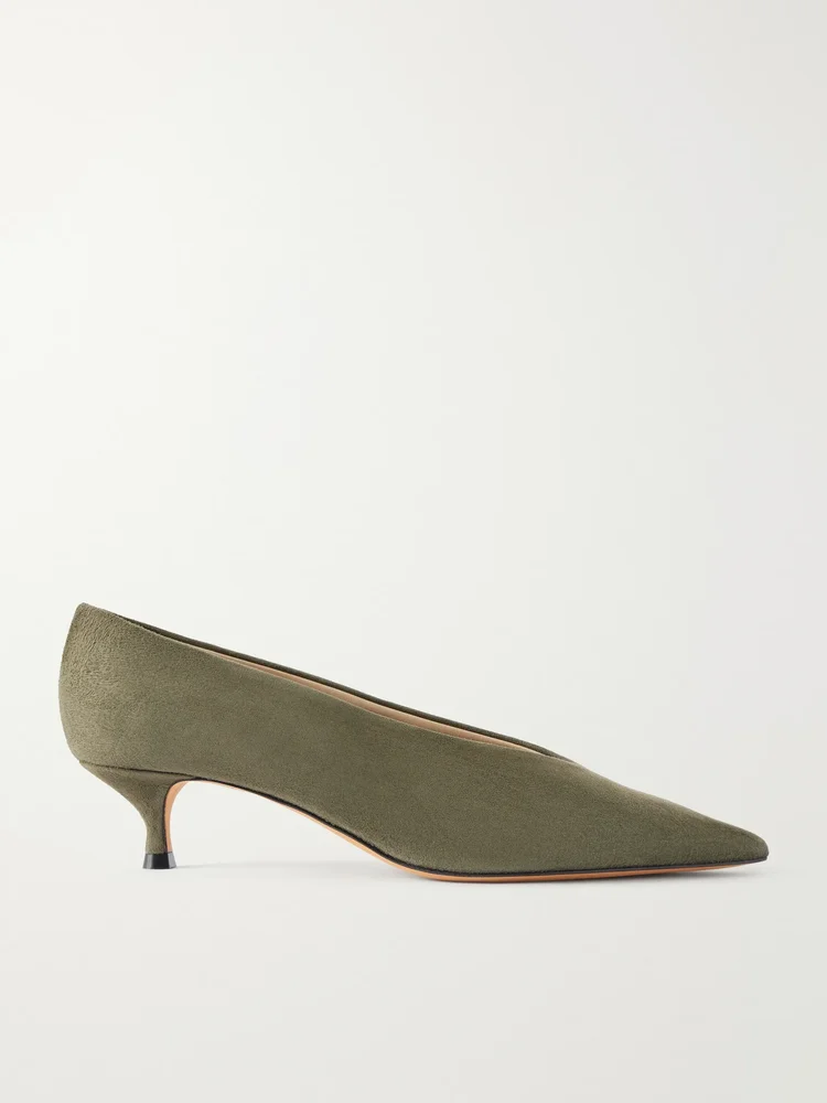 Babouche 40 suede pumps