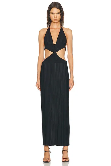 Caged Twist Dress