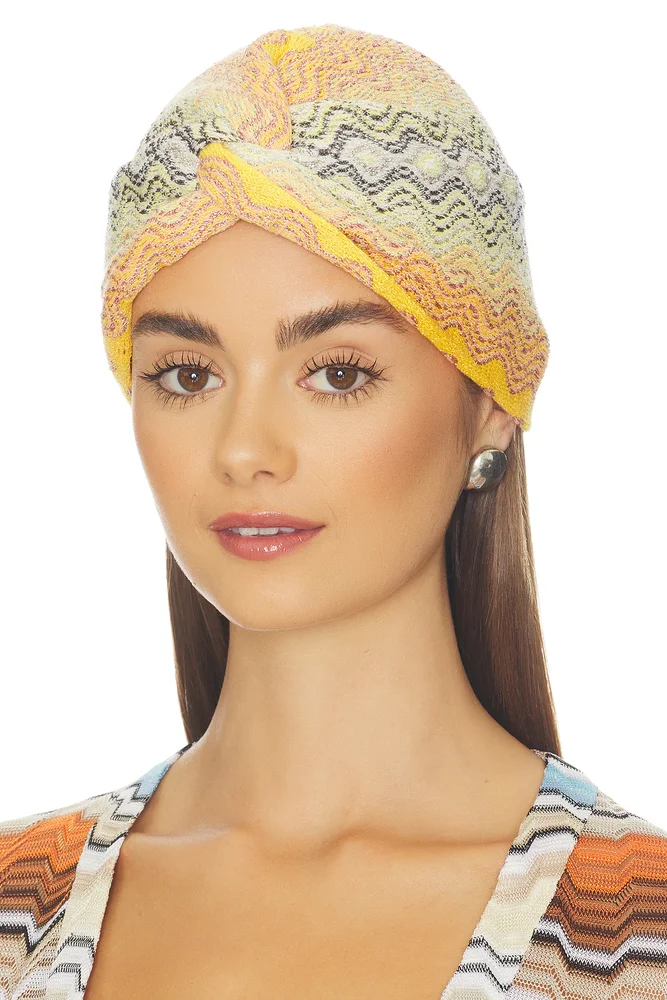 Turban in Yellow Multi