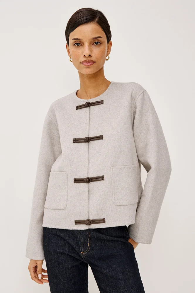 Deidre Jacket, Heather Oat
