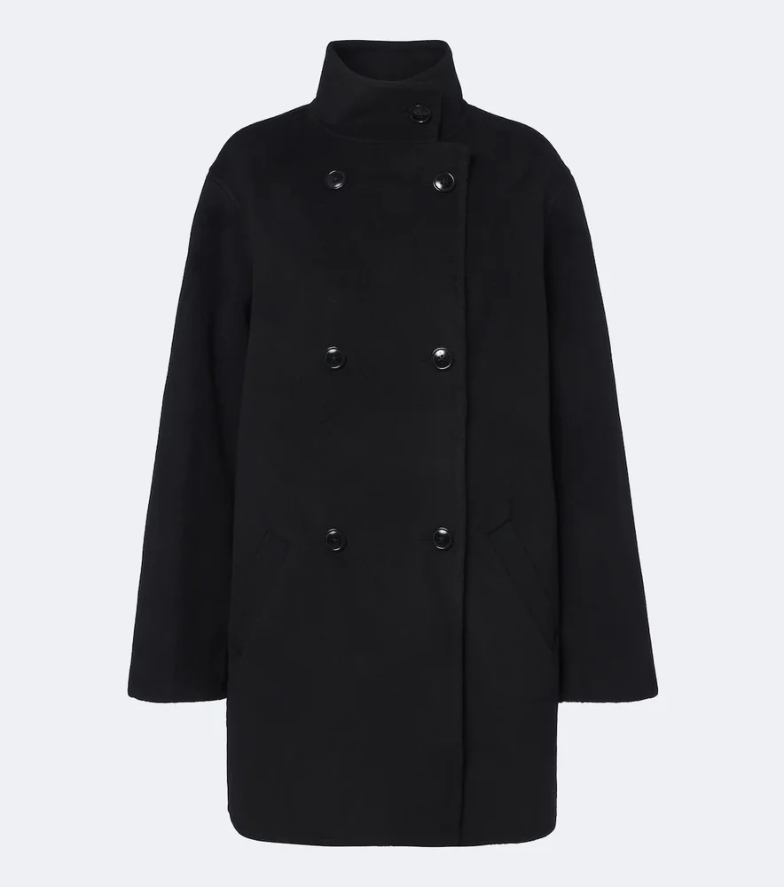 Olmo double-breasted wool and cashmere coat