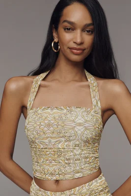 Aranya Mesh Halter Top