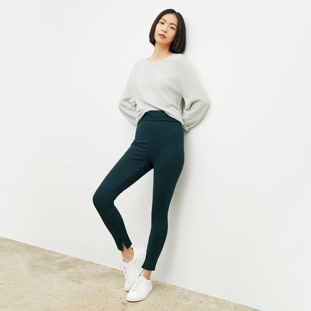 Stella Legging - Washable Ponte :: Deep Sea
