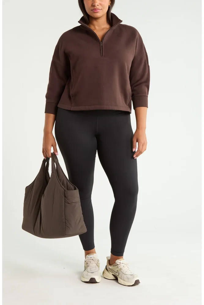 Exhale Fleece Half Zip Pullover