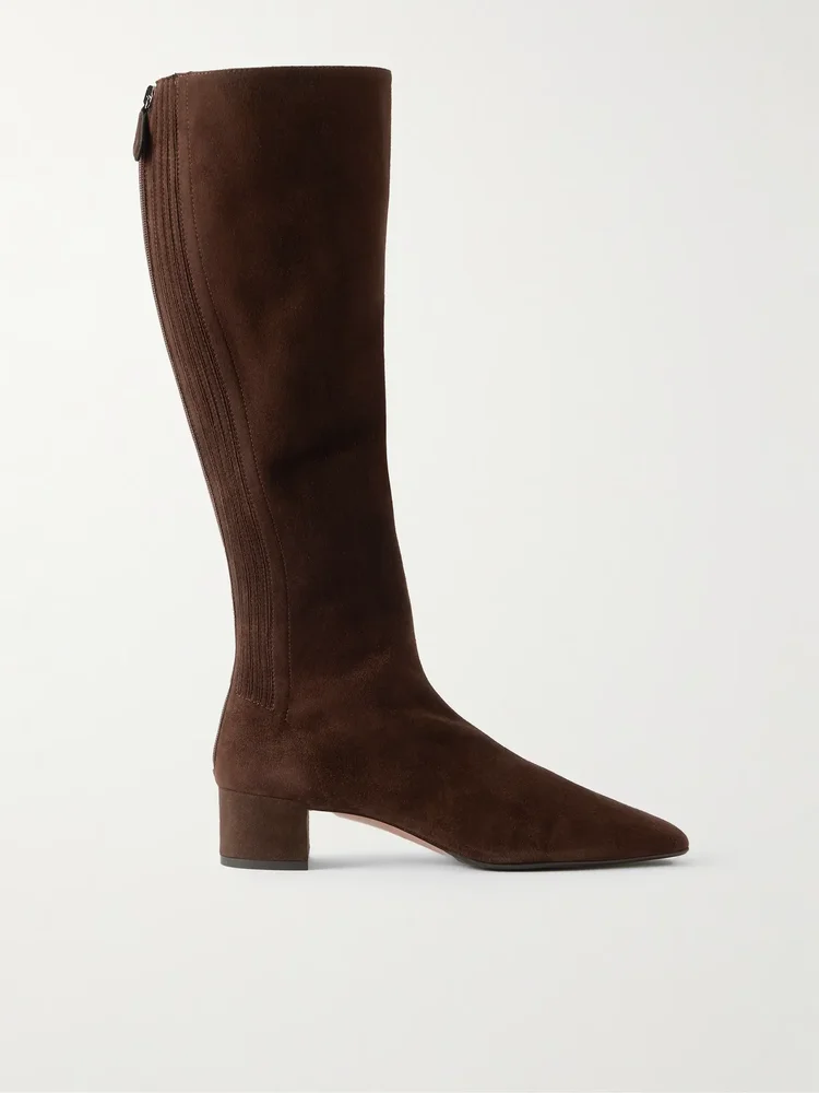 Saint Honoré 35 suede knee boots