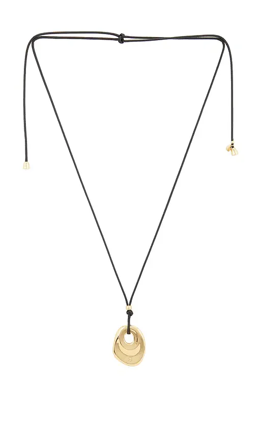 Melted Edge Pendant Necklace