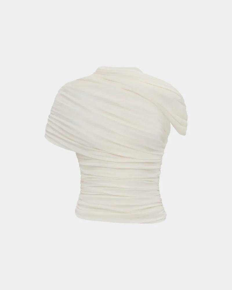 The Draped Shoulder Top