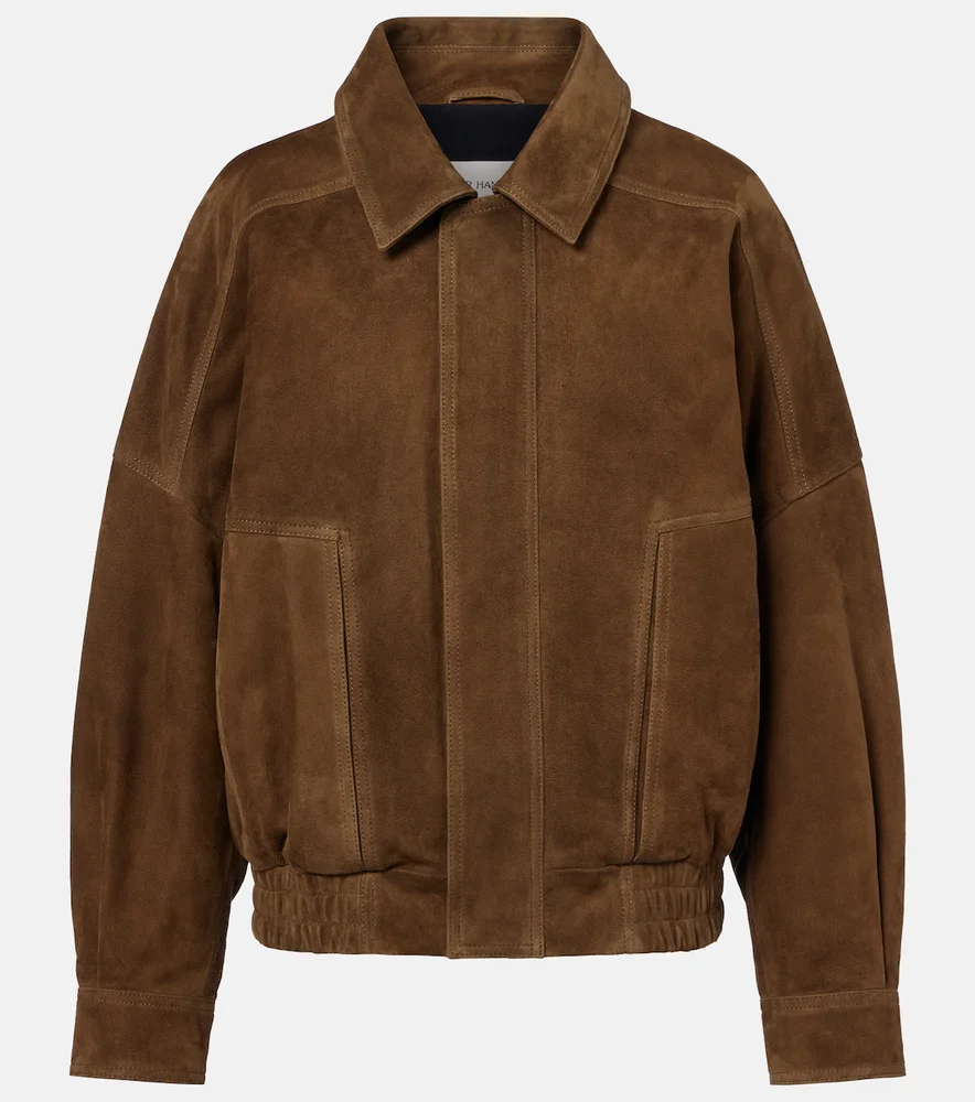Dalma suede blouson jacket