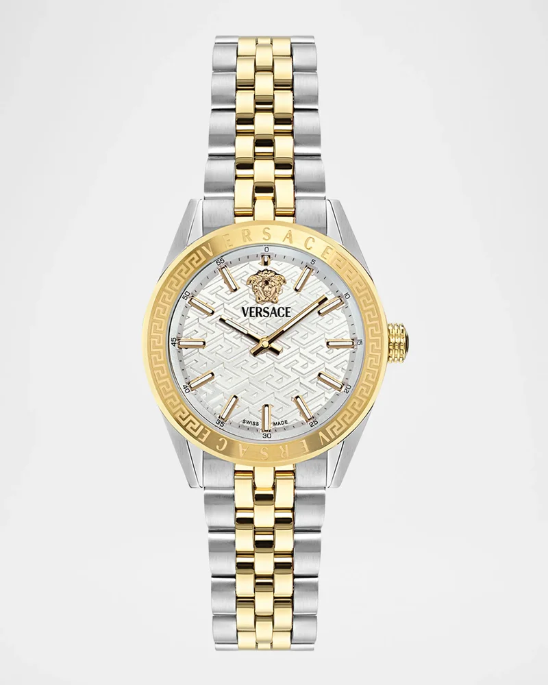 V-Code 36mm Two Tone Bracelet Watch