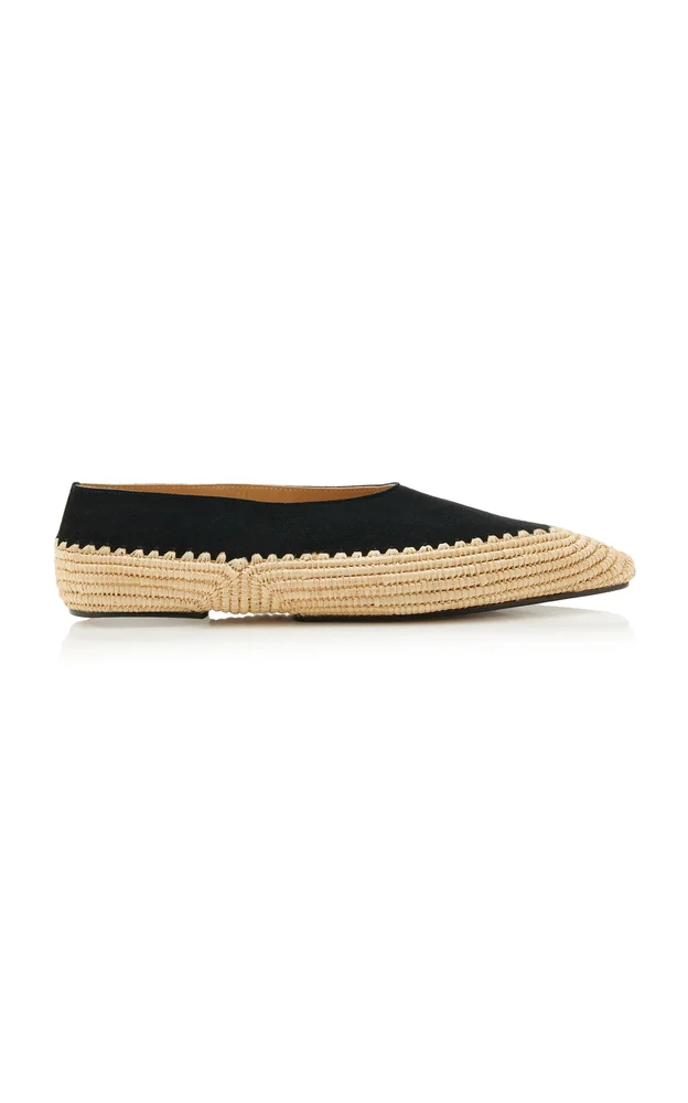 Strength Panelled Ballet Flats