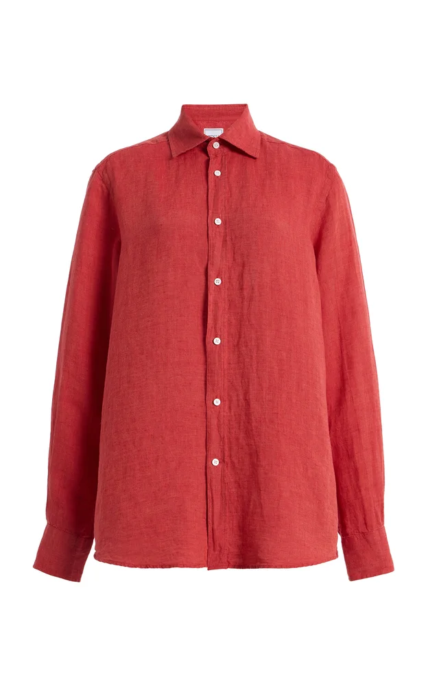 Exclusive The Boyfriend Linen Shirt