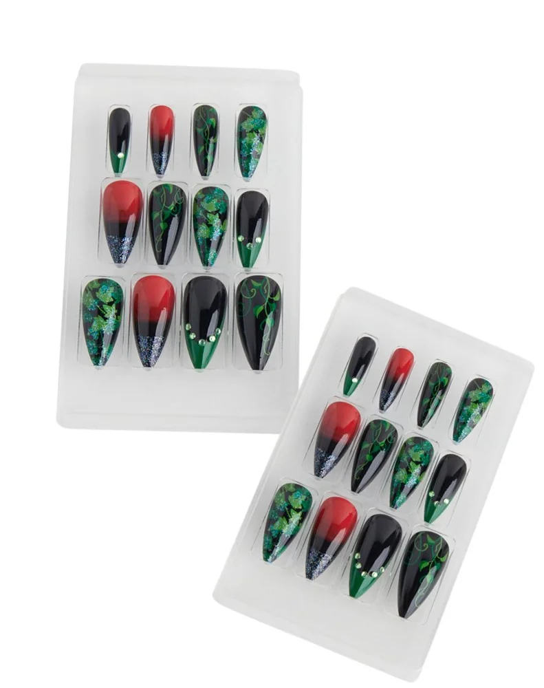 Poison Ivy Press On Nail Chips 24 Pack - DC Villains
