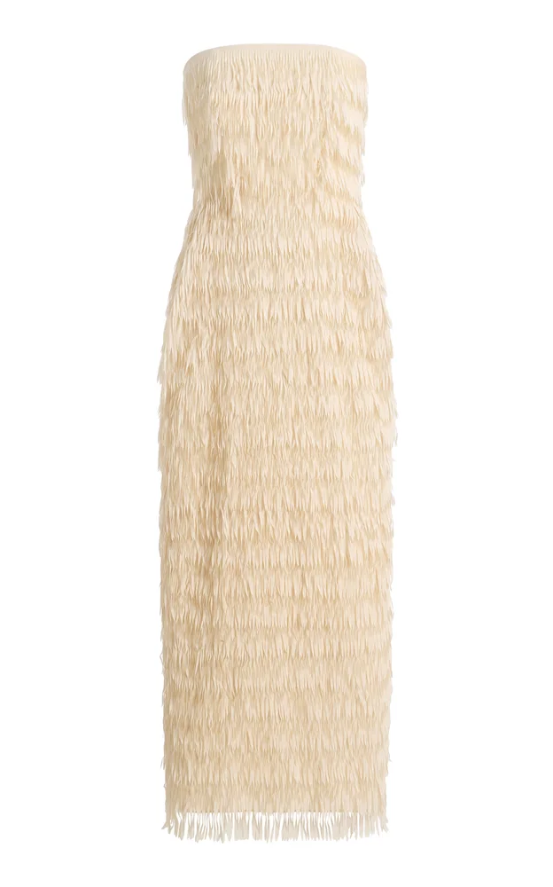 Marigold Fringed Maxi Dress
