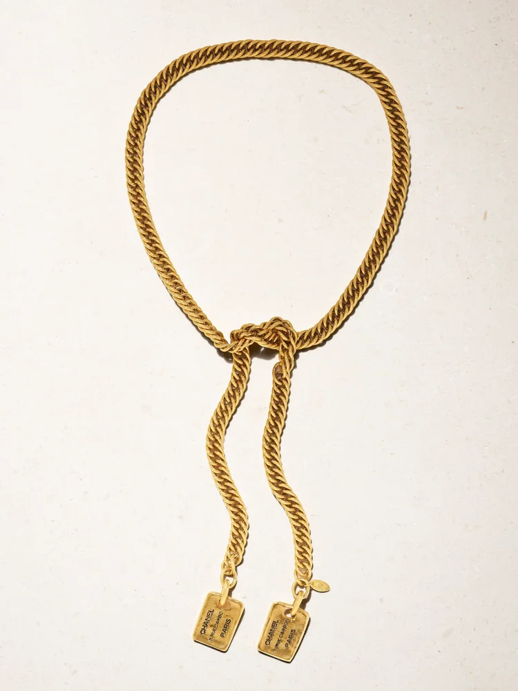 Gold-plated necklace