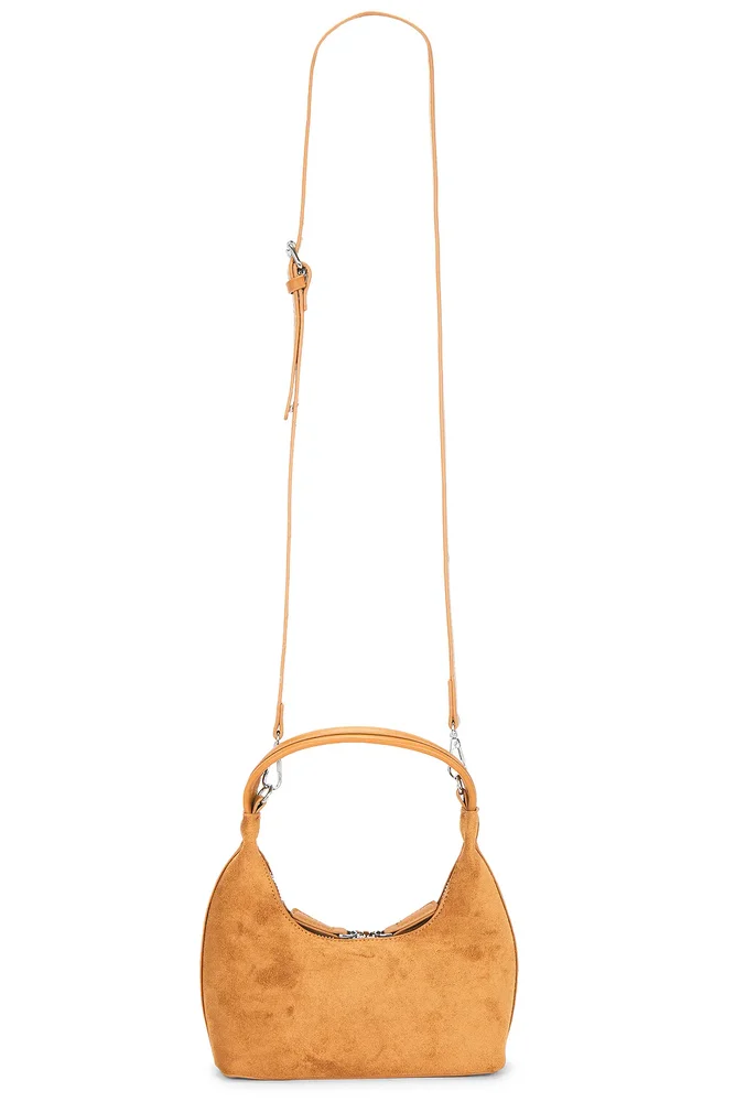 Faux Nappa Shoulder Bag