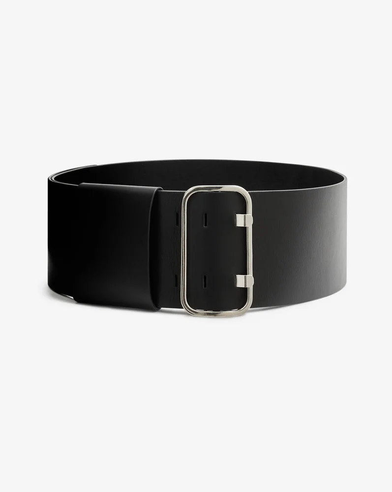 WIDE LEATHER BELT