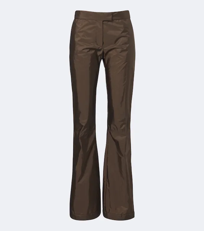 Technical flared pants