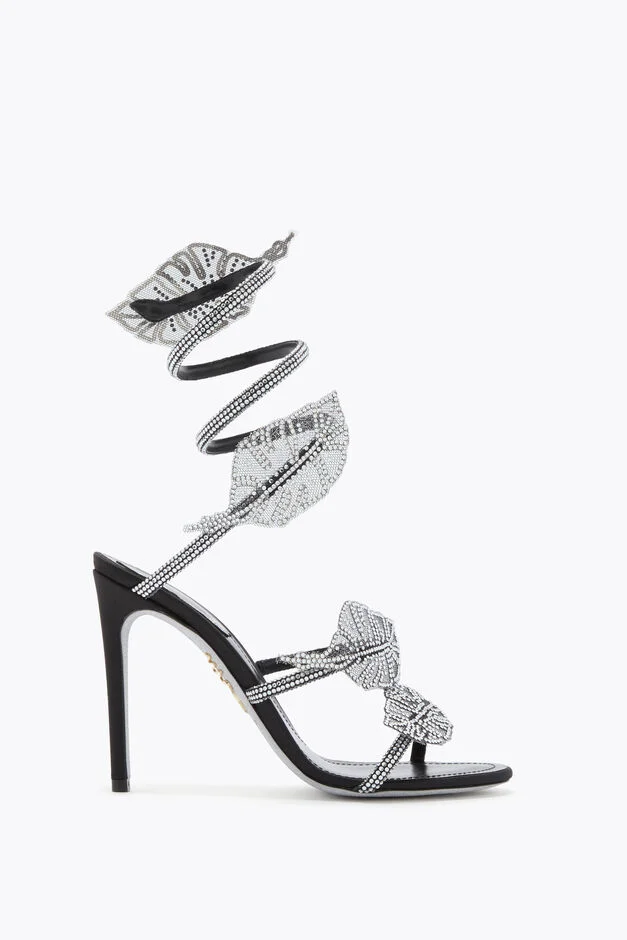 Leaf Black Sandal 105