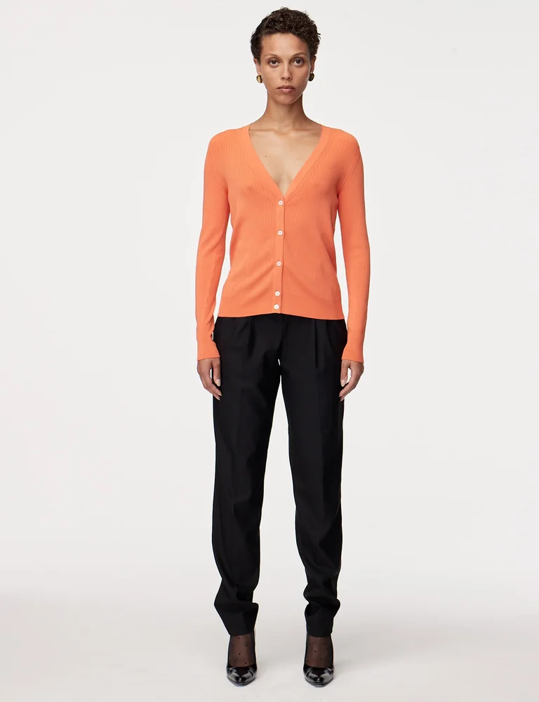 Ribbed Cardigan