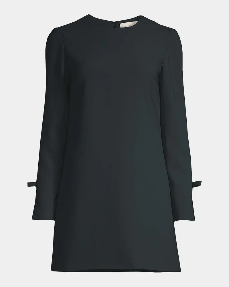 Lily Long-Sleeve Shift Dress