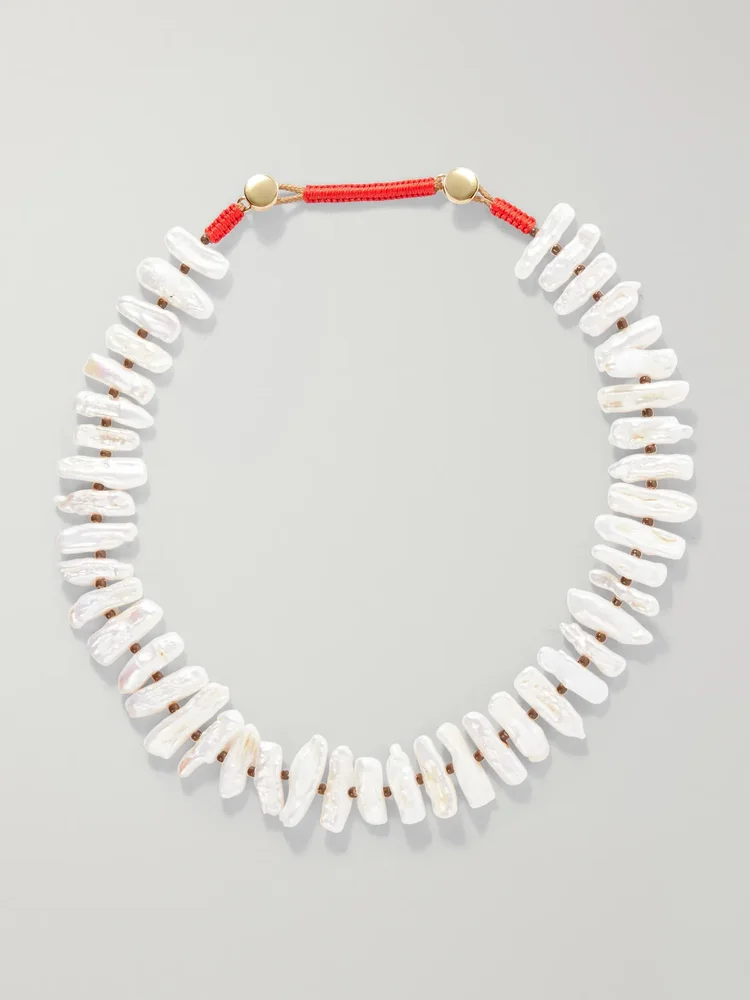 The Pearls Branch beaded necklace
