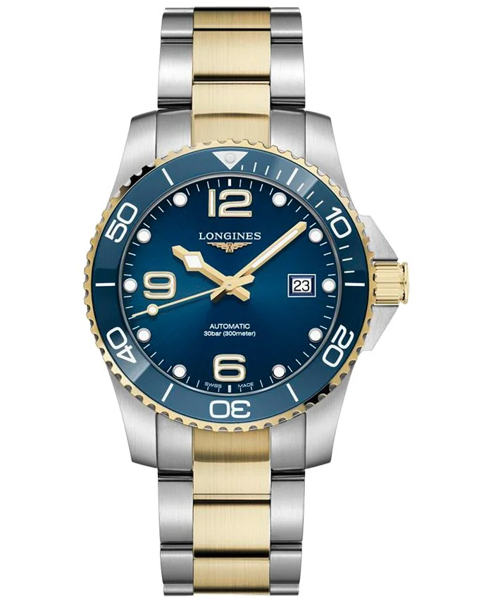 Automatic HydroConquest Two-Tone Stainless Steel Bracelet