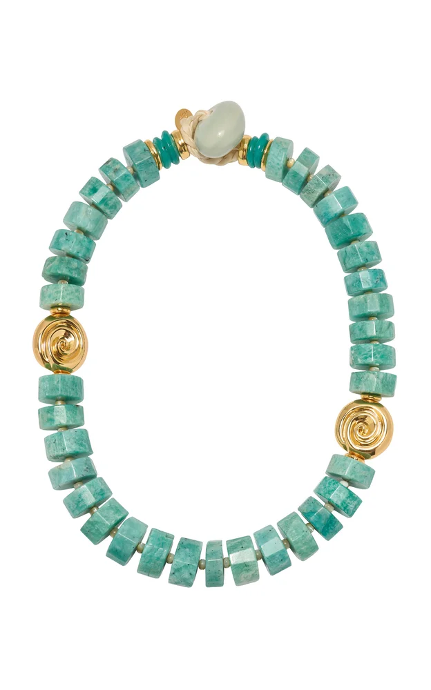 Nautilus Collar In Amazonite